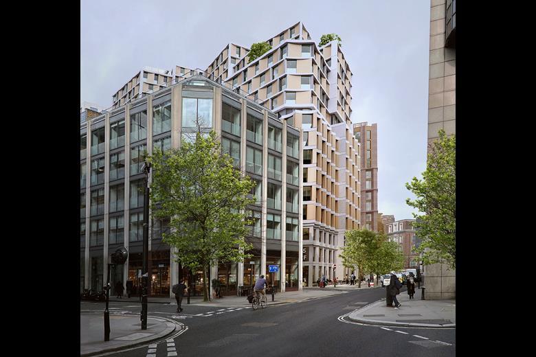 Illustration of City Block Open Plan Floor Plans